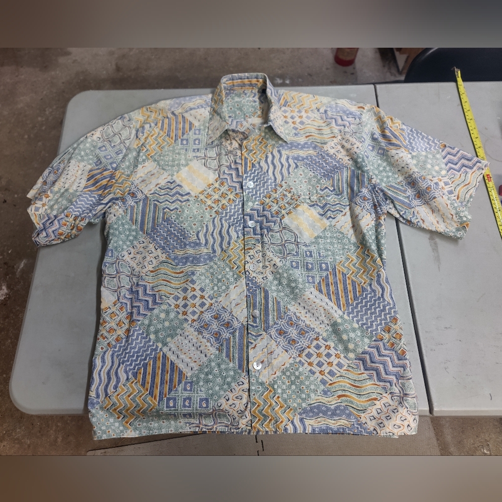Jack Lipson Signature S/S Shirt -  Multicolour - Made In Canada - Mens Large